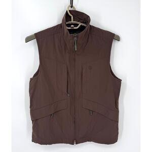 Aigle Hunting Fishing Vest Jacket Waterproof Multi Pocket Utility Brown M NWT
